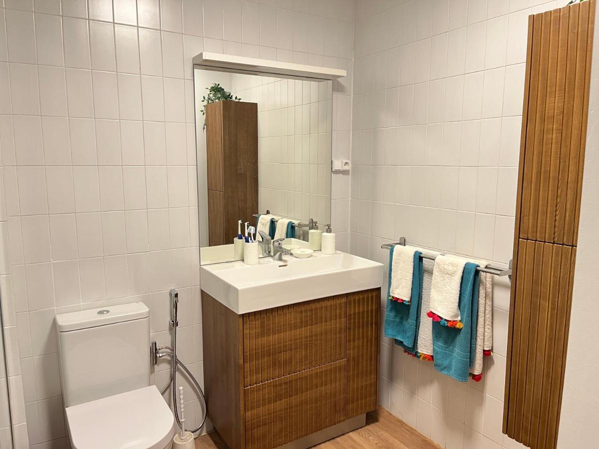 Apartamento T1 com vista mar a 1 minuto a pé da praia Sesimbra Exterior foto