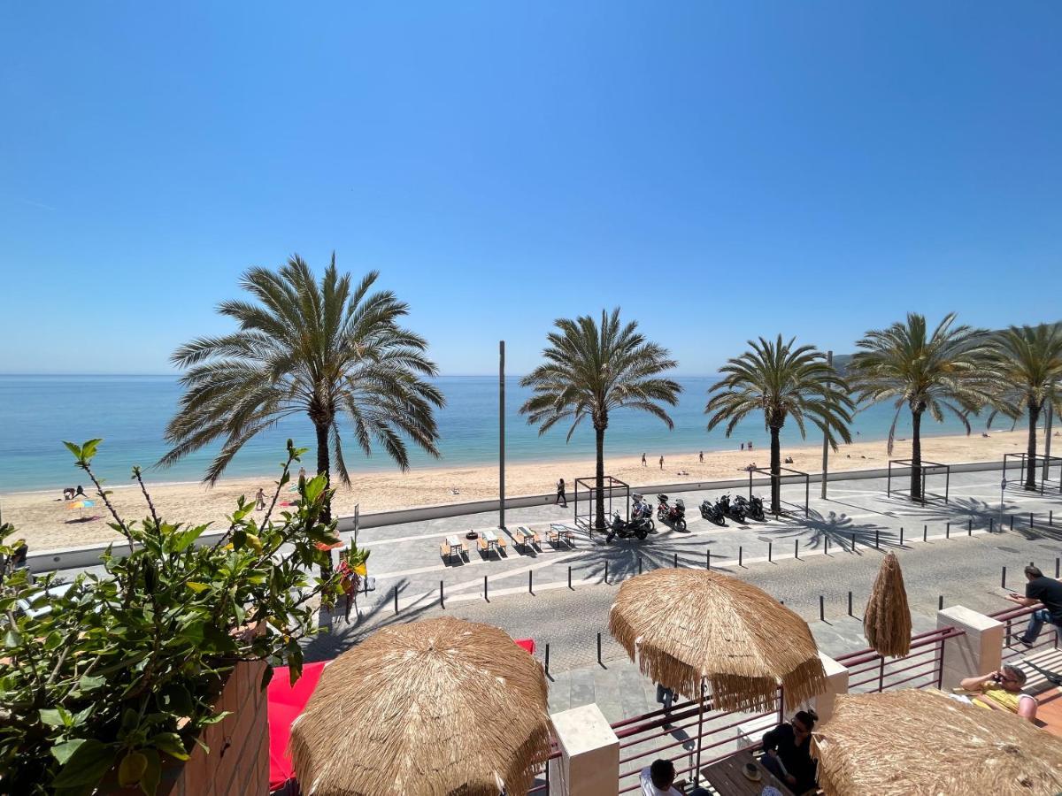 Apartamento T1 com vista mar a 1 minuto a pé da praia Sesimbra Exterior foto
